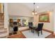Cozy dining room with natural light and adjoining access to living area at 6293 Ponderosa Way, Parker, CO 80134
