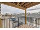 Balcony showing a view of the exterior parking at 6009 Yarrow St # B, Arvada, CO 80004