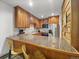 Well-lit kitchen features stainless steel appliances, granite countertops, and wooden cabinetry at 305 S Park Ave # 402, Breckenridge, CO 80424