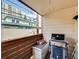 Cozy outdoor patio featuring a grill and wooden chest for storage, perfect for entertaining at 1011 N Pennsylvania St # H, Denver, CO 80203