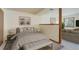 Stylishly furnished bedroom featuring gray carpet and decor at 29762 Spruce Rd, Evergreen, CO 80439