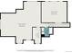 Upstairs floor plan showcasing the primary bedroom, walk-in closet, and bathroom layout at 4075 Merada Ct, Franktown, CO 80116