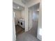 Convenient laundry room off bedroom with washer and dryer hookups and ample space at 22023 E 38Th Pl, Aurora, CO 80019
