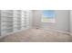 Bright bedroom featuring a built-in bookshelf, neutral carpet, and a window with natural light at 5929 Echo Hollow St, Castle Rock, CO 80104