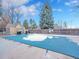 Community pool covered for winter months at 2687 E Nichols Cir, Centennial, CO 80122