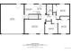 Detailed floor plan showcasing the layout of the first floor, including the kitchen, living room, and bedrooms at 1285 Elder St, Denver, CO 80221