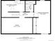 Detailed floor plan showcasing the layout of the basement including an electrical room, hall, bath and primary bedroom at 1285 Elder St, Denver, CO 80221