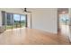 Bright bedroom with large windows providing natural light and lovely community views at 3100 E Cherry Creek South Dr # 404, Denver, CO 80209