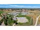 Aerial view showing the recreation center, skate park, parking, and surrounding community amenities at 14275 Grape St, Thornton, CO 80602