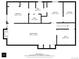 Basement plan featuring a spacious Gathering room, laundry area, and additional storage space at 2734 King St, Denver, CO 80211