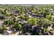 Scenic aerial shot of a tranquil neighborhood dotted with mature trees and well-maintained homes at 2734 King St, Denver, CO 80211