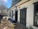 Exterior view showcasing a private entrance with decorative trim and stone accents at 614 Rose St, Georgetown, CO 80444