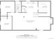 Basement floor plan featuring bedrooms, recreation room, kitchen, laundry, bathroom, and utility room at 7727 W 81St Pl, Arvada, CO 80005
