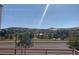 Scenic neighborhood view from the balcony, showcasing lush greenery and distant hills at 10150 Belvedere Loop, Lone Tree, CO 80124