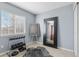Versatile room with a mirror, free weights and natural light ideal for a home gym or office space at 20466 Willowbend Ln, Parker, CO 80138