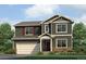 Charming two-story home featuring neutral siding, a two-car garage, and a well-manicured lawn at 840 Leeward St, Lochbuie, CO 80603
