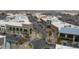 Overhead view capturing a bustling shopping center with diverse retail stores and ample parking at 5189 S Malta Way, Centennial, CO 80015