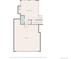 Floor plan featuring the garage and Gathering room layout, with an adjacent bathroom and stairwell at 5189 S Malta Way, Centennial, CO 80015