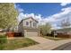 Charming front exterior featuring a well-manicured lawn, a welcoming driveway, and a 'For Sale' sign at 5324 S Malta Way, Centennial, CO 80015