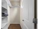 Walk in closet with shelving and rod for hanging clothes and storing personal items at 9071 E Phillips Dr, Centennial, CO 80112