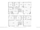 Floor plan layout of the first floor including bedrooms, closets, living room, kitchen, and a basement at 29825 Kennedy Gulch Rd, Conifer, CO 80433