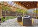 Backyard with patio cover and outdoor furniture at 8510 Union Cir, Arvada, CO 80005