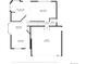 Main floor plan displaying living room, kitchen, dining, garage, and bathroom layouts and dimensions at 9703 Ogden Ct, Thornton, CO 80229