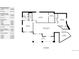 Layout of the basement plan with dimensions, including a recreation room and patio at 11194 W Yucca, Littleton, CO 80125