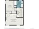 A detailed floor plan displays the layout of the home's second floor with accurate room dimensions at 1021 E 23Rd Ave, Denver, CO 80205