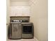 Modern laundry room with cabinets, offering convenience and organization, maximizing space and functionality at 7895 Julsburg Cir, Littleton, CO 80125
