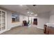 Home office featuring a large desk, ample light and storage, perfect for working or studying from home at 17420 Caribou Dr, Monument, CO 80132