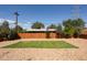 Fully fenced backyard with lawn at 5915 W 5Th Ave, Lakewood, CO 80226