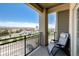Relax on this condo balcony and enjoy the views of the city and surrounding mountains at 9258 Rockhurst St # 303, Highlands Ranch, CO 80129