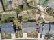 An aerial view of the home, showcasing the spacious backyard and the surrounding neighborhood at 18263 E Berry Dr, Centennial, CO 80015
