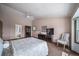 Light-filled main bedroom with vaulted ceilings and large windows at 18263 E Berry Dr, Centennial, CO 80015