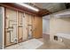 Unfinished basement featuring exposed beams and utilities at 116 S Lindsey St, Castle Rock, CO 80104