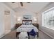 Bright primary bedroom with a vaulted ceiling and lots of natural light at 116 S Lindsey St, Castle Rock, CO 80104