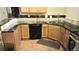 Well-appointed kitchen with stainless steel appliances, sleek countertops, and ample wood cabinets at 785 Century Ln, Monument, CO 80132