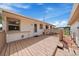 Back deck offers additional space for outdoor entertaining at 11173 Emerald Ln, Conifer, CO 80433