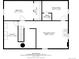 Upstairs floor plan showing layout of bedroom, bonus room, laundry, and recreation room with dimensions at 11173 Emerald Ln, Conifer, CO 80433