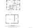 Main level floor plan showing kitchen, dining area, living room, primary bedroom, and garage dimensions at 11173 Emerald Ln, Conifer, CO 80433