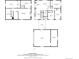 Floor plans displaying layout of rooms and dimensions in the house at 11173 Emerald Ln, Conifer, CO 80433