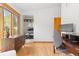 Bright office space with hardwood floors, large windows, built-in closet and stylish furnishings at 270 31St St, Boulder, CO 80305