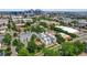 Amazing aerial view of the townhome community with the Denver skyline in the background at 2724 Federal Blvd # 2, Denver, CO 80211