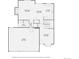 A detailed floorplan showing the layout of the first floor with labeled rooms and dimensions for each space at 18646 E Garden Pl, Aurora, CO 80015