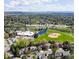 Overhead view showcases Homestead Elementary's proximity to homes, highlighting convenient access for families at 6918 E Easter Pl, Centennial, CO 80112