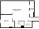 Basement floor plan featuring recreation room, bedroom, bath, storage and utility areas at 6918 E Easter Pl, Centennial, CO 80112