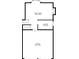 Layout showing a Gathering room, laundry, and garage totaling 21'0