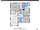 Floor plan of the upper level, showcasing the layout of the primary bedroom, other bedrooms, and bathrooms at 7763 S Elk St, Aurora, CO 80016