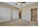 Bedroom with carpet and multiple closets at 1343 Villa Grv, Monument, CO 80132